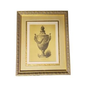 Persian Art Style Vase Illustration San Donato 1879 by C H Kreutzberge Framed